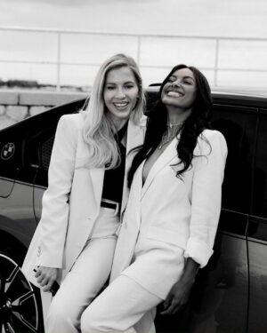 Kat Graham Instagram - Joined my @bmw family in Cannes for the launch of the i7 M70 and debut of THE ICON. Such a wildly innovative and fun team to roll with. 

It was such an incredible experience watching the BMW film #TheCalm in the new i7 M70… the largest screen on wheels! Mind blown. The sound alone was 🤌🏽🙌🏽💥❤️‍🔥

Thank you for letting me drive your one of one flying boat… another truly epic Cannes!

@bmwm #ThislsForwardism #TheArtOfSeeingTomorrow
#BornElectric #BMW×Cannes #THEI7M70 #CannesFilmFestival #Cannes2023 #BMWFilm