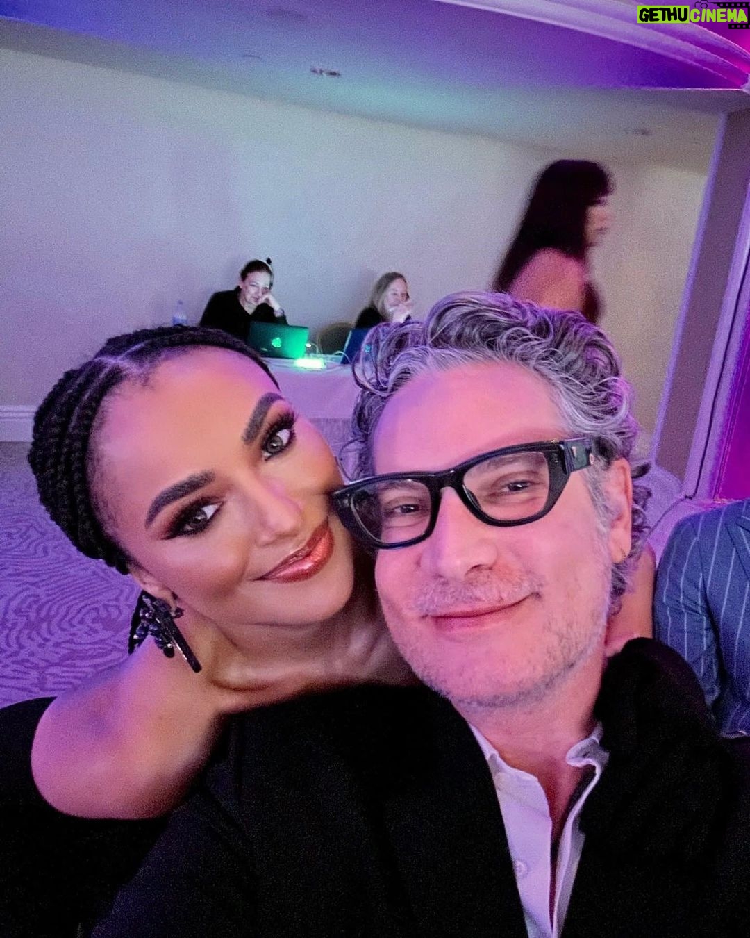 Kat Graham Instagram - Had a beautiful time celebrating my dear friend @elimizrahi who was honored by @dailyfrontrow for @monotofficial Wow Eli. Just wow. From the mountains in Gstaad to a late night diner in a full gown in NYC… to this. To THIS!! I’m so proud to know you as this unstoppable, now @dailyfrontrow honored 🤯, iconic designer…. But also as my funny, honest AF, savage, fun, genuine, incredible friend. Thank you for having me by your side for so many years… to now, celebrating one of what will be many moments in your history making career. ❤️🔥 Los Angeles, California