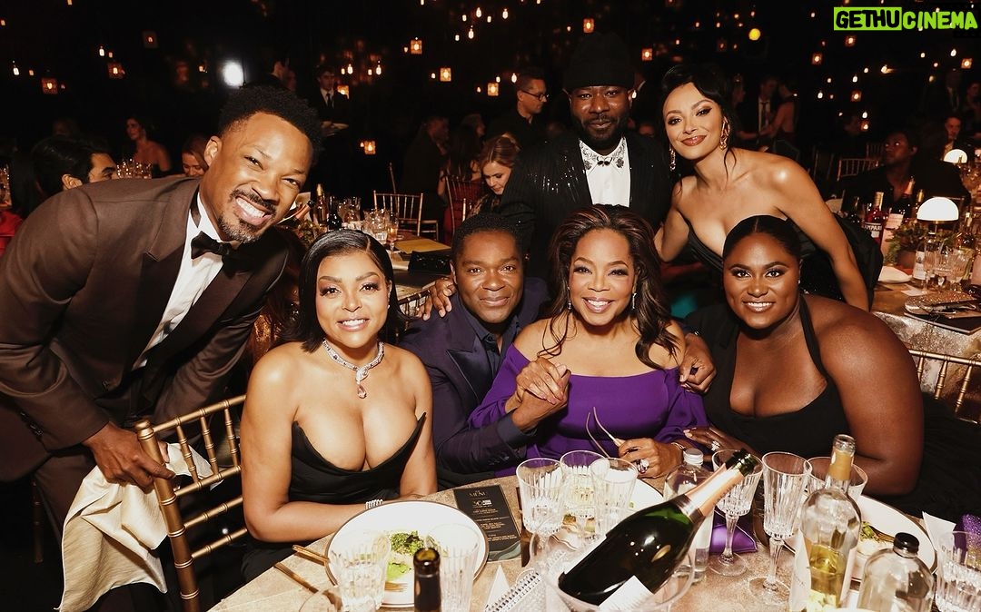 Kat Graham Instagram - @SAGAwards!! Getting to connect with my idol, the unparalleled legend that is @Oprah Winfrey at the SAG awards was such a delight. To match that with seeing the cast of @thecolorpurple a masterpiece originally brought to life by my favorite dreamer, @quincyjones, was surreal. Witnessing the ongoing legacy of legends like Quincy, Sidney, Harry, and Tina, all honored through Oprah’s enduring passion and commitment, is truly a blessing. Oprah, your dedication to celebrating these giants fills us all with immense gratitude and love. We love you so much!!!! Thank you @iamtoddphoto for capturing this moment in time. 🙏🏽 Los Angeles, California