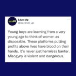 Kate Beckinsale Instagram - If yesterday has highlighted anything, it's the grim reality of how dangerous male entitlement can be. The root cause of this is misogyny. It's patriarchy. It's sexism repackaged as "being a better" or "real" man, by toxic social media influencers. It's social media companies themselves allowing this content to be eaten up, unchallenged. It's an entire society that turns a blind eye to the cause of violence towards women and girls. None of these problems are new, they have just repeatedly been left to fester, morph and grow until we are at a place where a high profile public figure can come on live Tv and make misogynistic remarks about a woman, and the next day lament the death of a 15 year old girl by a boy - and not see how those actions are connected. Misogyny breeds violence. It's never just a comment, banter, a joke - it's a culture that enables women to be seen as less than men. As disposable, without agency. We didn't need to have this horrific wake up call. It shouldn't take the violent death of a teenage girl for society to listen. Misogyny should be treated with the same severity as any other form of terror and violence. This isn't something women should have to put up with anymore. Deepest condolences to the family and friends of 15 year old Elianne Andam, for all the light and life that has been taken from you . Again I am disabling comments out of respect to her and her family . Repost @cheerupluv