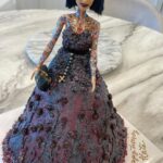 Kate Beckinsale Instagram - @ange212 made the most unbelievable @nina_kate cake - we are blown away by your artistry and attention to detail -she was PERFECT down to the last tattoo and accessory ….it was like having a real mini @nina_kate in the fridge that ended up tasting like the most delicious sticky fudgy brownie . Which was surprising because I always imagined @ninakate would taste like a cheese and onion bap . Thankyou SO much @ange212 you’re so clever 💜💜💜