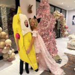 Kate Beckinsale Instagram - Sadness and joy,gratitude and rage, fear and hope, friends and family, dear animals both living and living in the heart,laughter and tears, generosity and feeling seen and loved and of course, fruit and veg costumes. Happy (or as happy as you can) Christmas. And love from us❤️