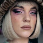 Kateřina Mlejnková Instagram - 🐆🩷 . . . . . . . . . . #makeup #makeuptutorial #makeupartist #cutcrease #koreanbeauty #koki9 #pinkmakeup #blonde Prague, Czech Republic