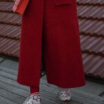 Kateřina Mlejnková Instagram - Už je červený všude moc? Není! 😅❤️ miluju děsně moc! 🤷🏼‍♀️ . . . . . . . #redobsession #redcoat #blondehair #glasses #ootd #fashion #streetstyle Prague, Czech Republic