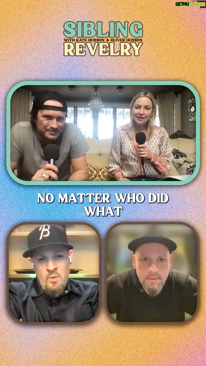 Kate Hudson Instagram - I absolutely love when we interview twins! It makes me emotional every time because that bond is a beautiful thing 💫 Love these men! The Maddens out now! @siblingrevelry EVERYWHERE YOU LISTEN TO PODCASTS 🎙️