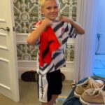 Kate Hudson Instagram - Bing is 12 today! My drummer baby. From the first time he played the kick drum, to his smoother pre-teen drumming ways. He plays the drums like he walks through life, sharp, vibrant, caring, dedicated and always perfectly wild and unpredictable! Happy Birthday to my sweet Bing 🎉🎂We love you!