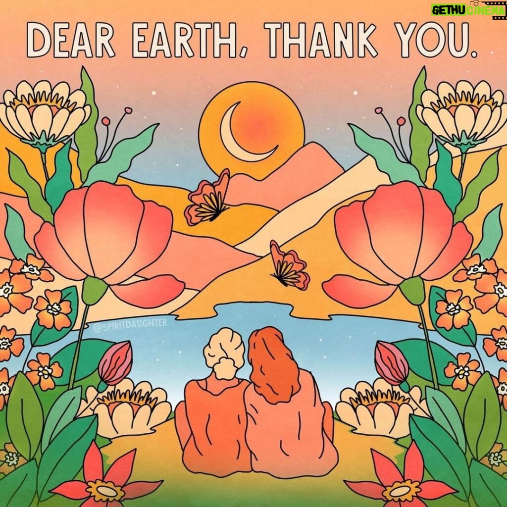 Kate Hudson Instagram - ❤️🌎❤️#Repost @spiritdaughter ・・・ We love you 🌎💚 #earthday #astrology #earthday2023