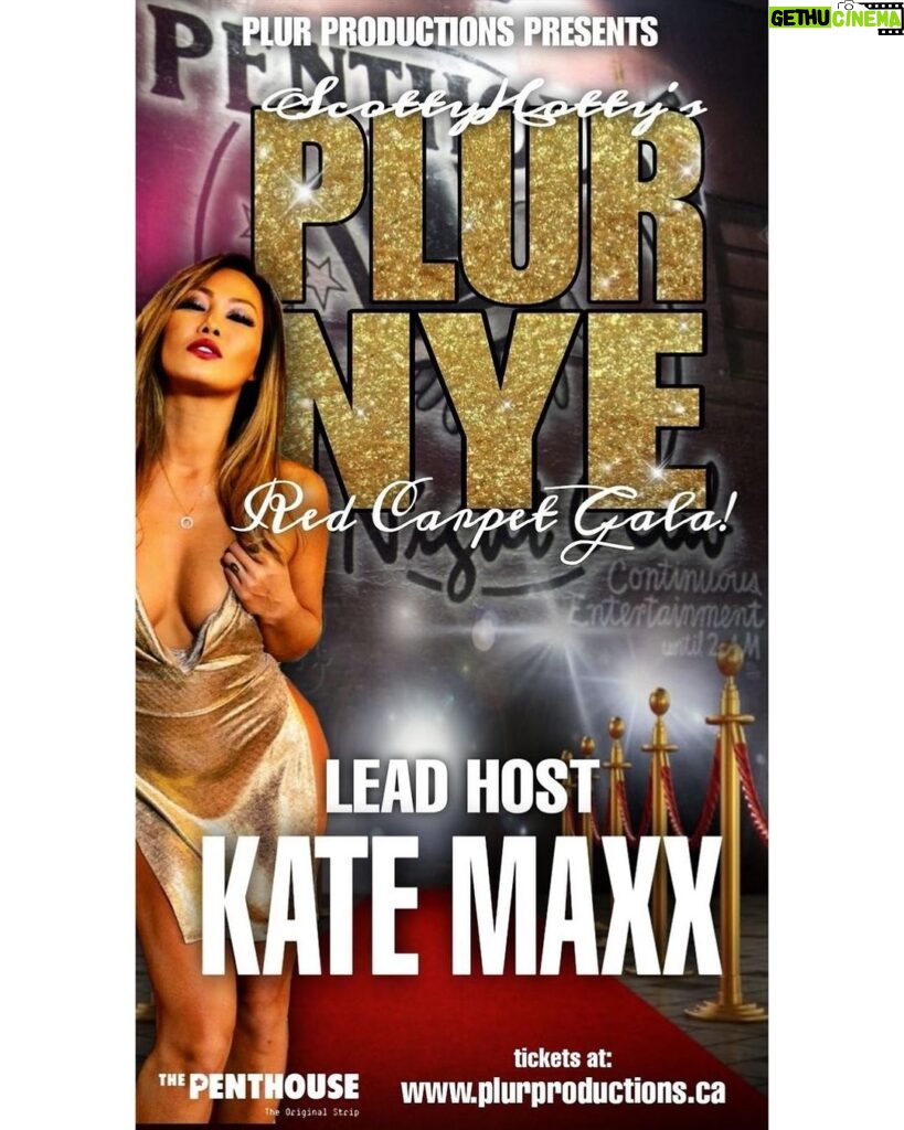 Kate Maxx Instagram - Hi! I’ll be MCing 🎤 the sexiest #nyeparty in #vancouver for @plur.productions @scottykruz 📍 Location @thepenthouse604 Come play. Cum meet new friends. Come be sexy. 💫 They say how you celebrate your nye is the theme for your year. So let’s start things off kinky!!! Tickets 🎫 here: https://plurnye2024.eventbrite.ca 📸 @glamourphotog Penthouse Strip Club