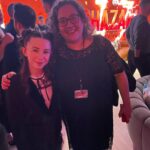 Katelyn Rose Downey Instagram - ⚡️SHAZAM! Fury of the Gods⚡️ Thank you Natalia & Peter #thesafrancompany & @wbpictures for inviting me! #ShazamMovie #worldpremiere🔥 Leicester Square London