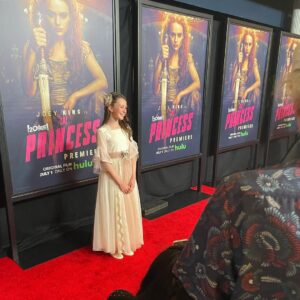 Katelyn Rose Downey Instagram - An amazing evening at the world premiere of #ThePrincess!⚔️