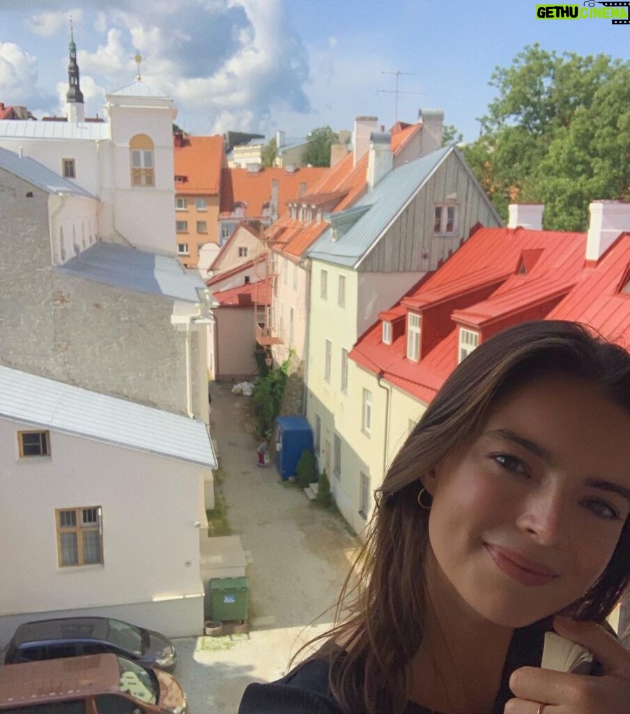 Katherine Hughes Instagram - Estonia afternoon with my book buddy Tallinn, Estonia