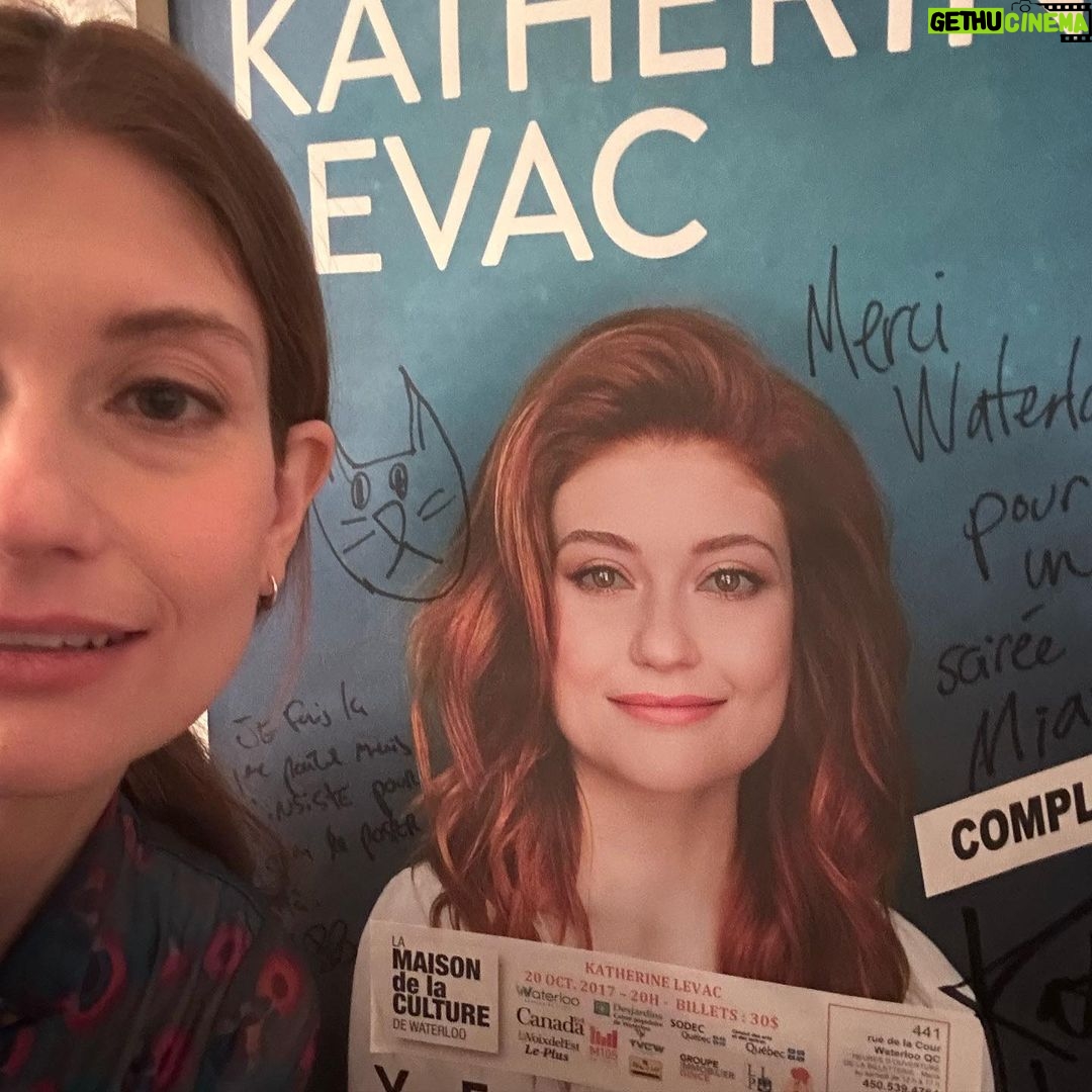 Katherine Levac Instagram - Des beaux moments de notre tournée d’humour.