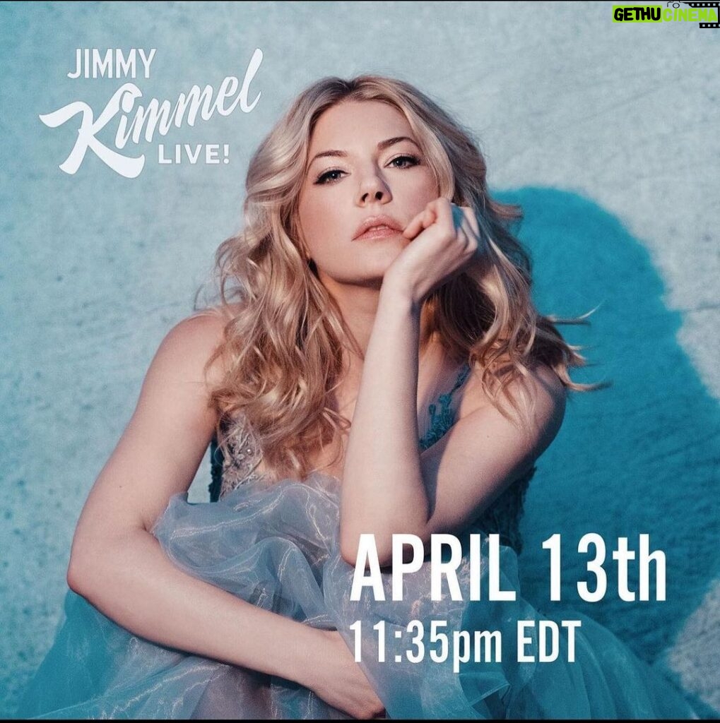 Katheryn Winnick Instagram - This Tuesday April 13th, Jimmy Kimmel Live! Excited to see you! ✨
