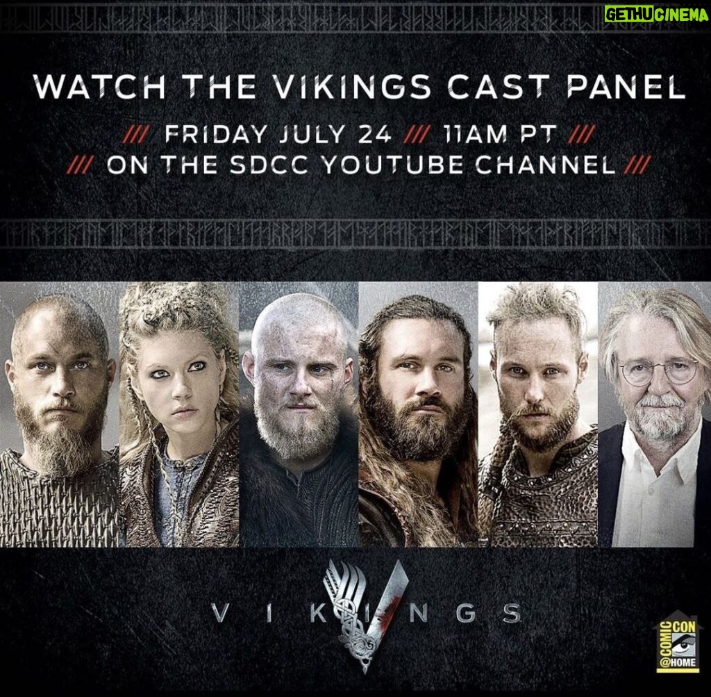 Katheryn Winnick Instagram - The Vikings gang is back together! Who’s ready for this years Virtual Comic Con Panel?