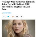 Katheryn Winnick Instagram – New announcement! Very excited to join David E. Kelley’s new ABC triller “Big Sky”. Next chapter here we go!!