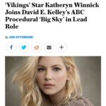 Katheryn Winnick Instagram - New announcement! Very excited to join David E. Kelley’s new ABC triller “Big Sky”. Next chapter here we go!!
