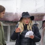 Katheryn Winnick Instagram - Rehearsing a crucial scene with Bjorn and Hvitserk.. 🎬 #Director #Vikings @alexanderludwig @marcoilsoe Wicklow, Ireland