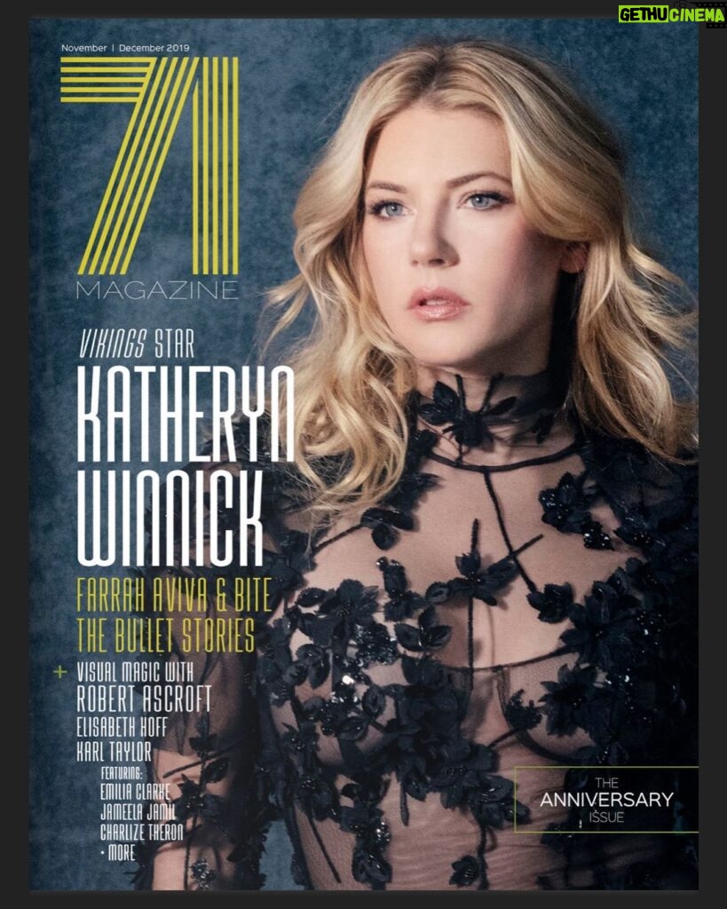 Katheryn Winnick Instagram - New Cover with @my71mag. Check out my interview on directing VIKINGS and the exciting new projects ahead!