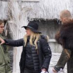 Katheryn Winnick Instagram - Rehearsing a crucial scene with Bjorn and Hvitserk.. 🎬 #Director #Vikings @alexanderludwig @marcoilsoe Wicklow, Ireland