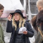 Katheryn Winnick Instagram - Rehearsing a crucial scene with Bjorn and Hvitserk.. 🎬 #Director #Vikings @alexanderludwig @marcoilsoe Wicklow, Ireland