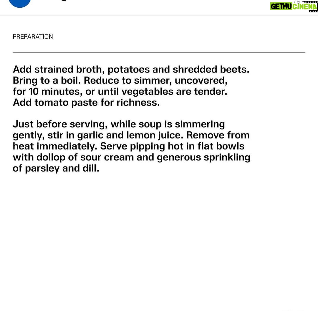 Katheryn Winnick Instagram - So proud to pass down my mother’s recipe of our Ukrainian Borscht. Make it for your family this winter! Love to hear about your family’s secret recipes... 🤍 @thewinnickfoundation