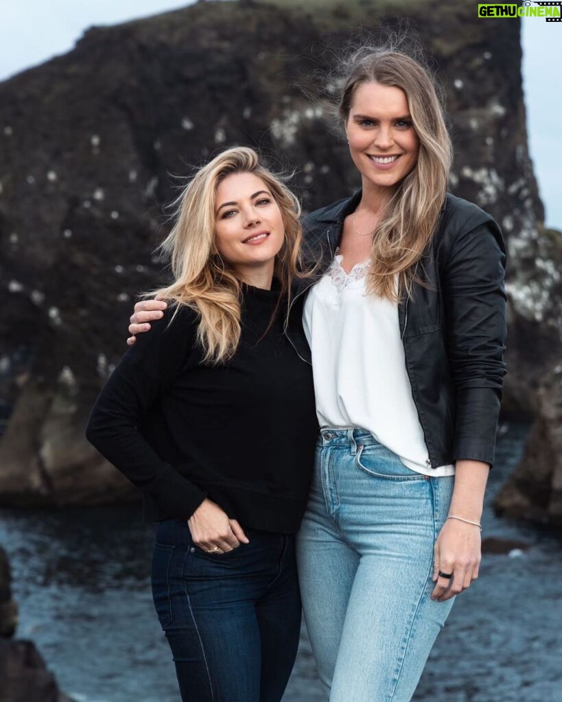 Katheryn Winnick Instagram - In the land of fire and ice with the Queen of Iceland.✨