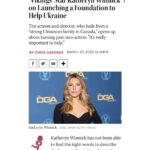Katheryn Winnick Instagram – I just launched The Winnick Foundation to help Ukraine. Please go to www.thewinnickfoundation.org to learn how to donate. (link in Bio). Please repost. ππ»πΊπ¦