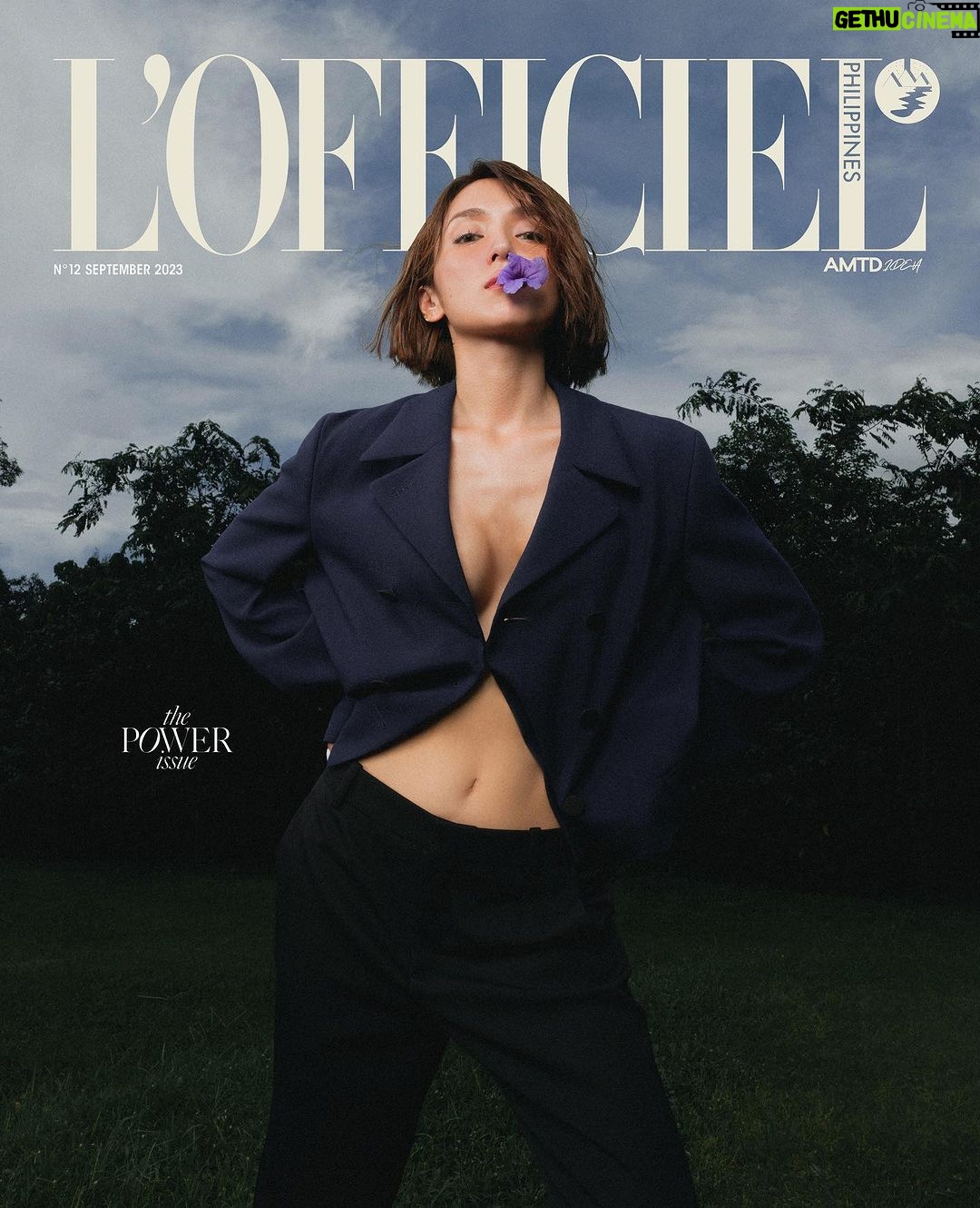 Kathryn Bernardo Instagram - “The moment I said yes to this project, sinabi ko agad, ‘Oh, tanggap ba ‘to ng mga tao? Can they adapt and adjust because it’s not the usual genre that I do personally?’” says Kathryn, who is cognizant of A Very Good Girl as a major change for her, a catalyst of other projects that might make for a more eclectic legacy. Link in bio for a digital sneak peek and read the full cover story in our September print issue available via shoplofficielph.com Kathryn wears #GUCCI Photography by Charisma Lico Styling and creative direction by Loris Peña Produced by Loris Peña and Yanna Lopez Hair by Brent Sales and John Valle Makeup by Ricci Chan and Justine Del Rosario Video direction by Aijalonica Lei Light direction by Joey Alvero Shoot assistant: Tere Gabat Photo assistants: Jaz Orbe, Ruel Constantino, JR Paylon, and Erwin Arda Video assistant: Diane Bernardo Cover story by Jam Pascual Intern: Frances Laman Location: The Old Grove Farmstead, Lipa, Batangas #KathDollyforLofficielPh #LOfficielPH