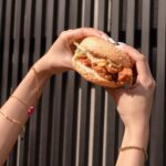 Kathryn Bernardo Instagram - Shhhh, do not disturb! Getting acquainted with @kfcphilippines' next big star: the all-new Krispy Loaded Chicken Sandwich! 😍 #KFCKrispyLoadedSandwich