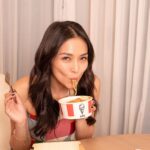 Kathryn Bernardo Instagram - Escape to Italy with me? With @kfcphilippines’ all NEW cheesy offerings, it’s totally possible! 🤭 Savor the Italian-style flavor with every bite of the #KFCCheezyItalian Zinger Steak, the delectable twist of the #KFCCheezyItalian Twister, and of course, the creamy goodness of the #KFCCheezyItalian Pasta!😍