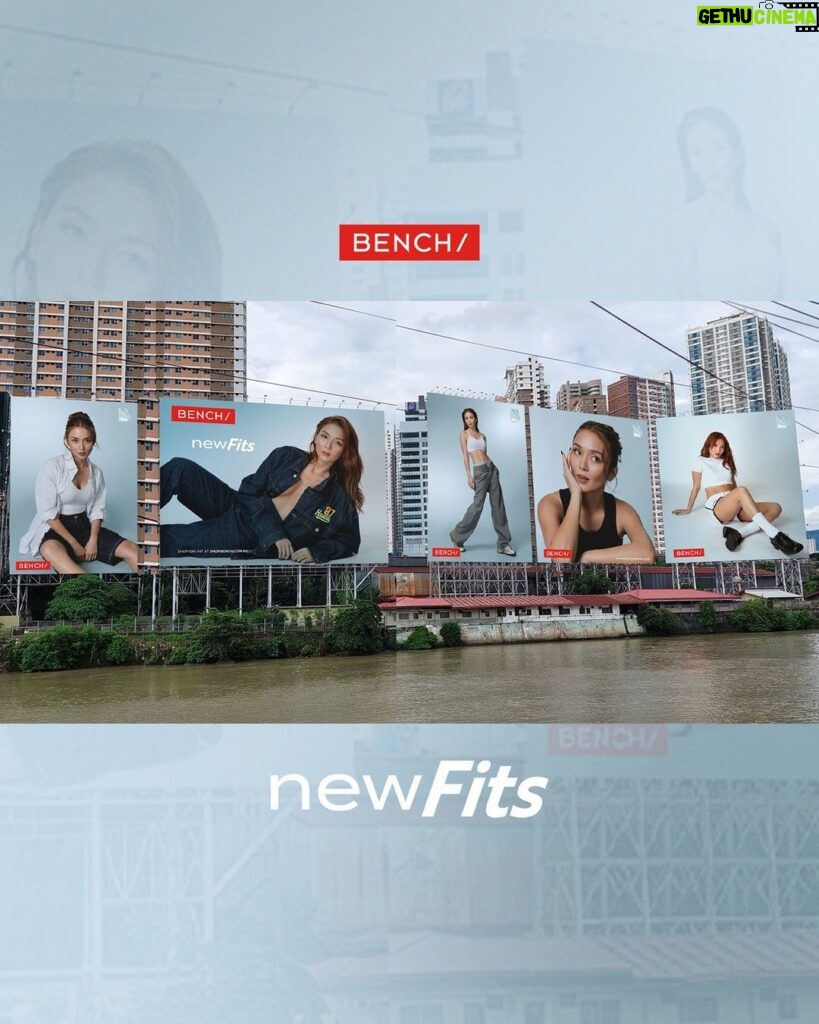 Kathryn Bernardo Instagram - Guess who's taking over the EDSA scene! Check out the EDSA Guadalupe transformation with @bernardokath's newest and trending BENCH billboards. 📸✨
