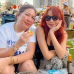 Kathryn Bernardo Instagram - Day 1 in BKK and tummy’s already feeling happy! Can’t stop, won’t stop..🐽😎