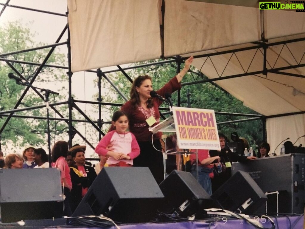 Kathy Najimy Instagram - 2004 - Me and 8 year old @samiatheband and @thedanband & Gramma Pat at the March for women's rights on Washington. I'm fed up and ready for another. YOU?