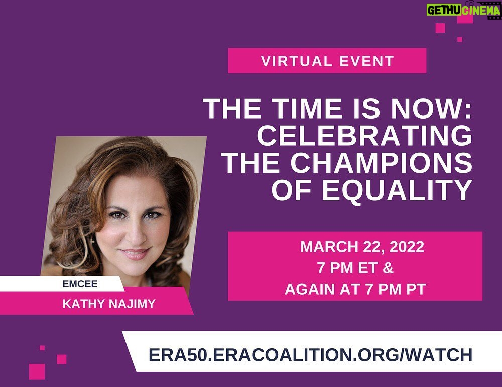 Kathy Najimy Instagram - We’re live right now! @eracoalition