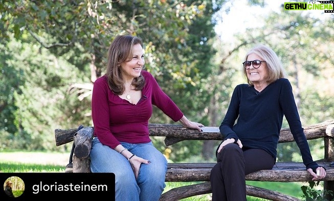 Kathy Najimy Instagram - This surprisingly appeared on my insta feed last night. So freaking honored. I love this human period. @gloriasteinem
