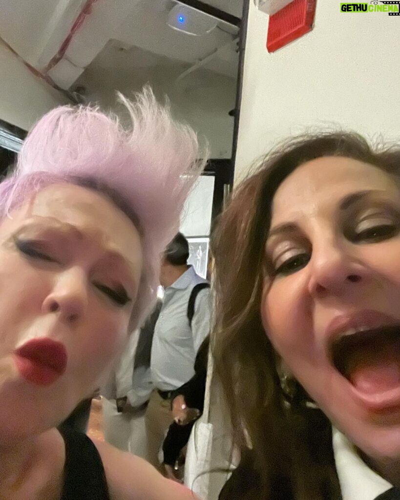 Kathy Najimy Instagram - Unbelievably brilllliant night at @cyndilauper ‘s documentary premiere #letthecanarysing !! This film blew my mind!! I’ve known this extraordinary human, musician, activist for over 35 years and still was BLOWN sideways by the story of her courage, tenacity, talent and HUMANITY! Brave ally, extraordinary performer, song writer, change maker, angel. Find it. 💜