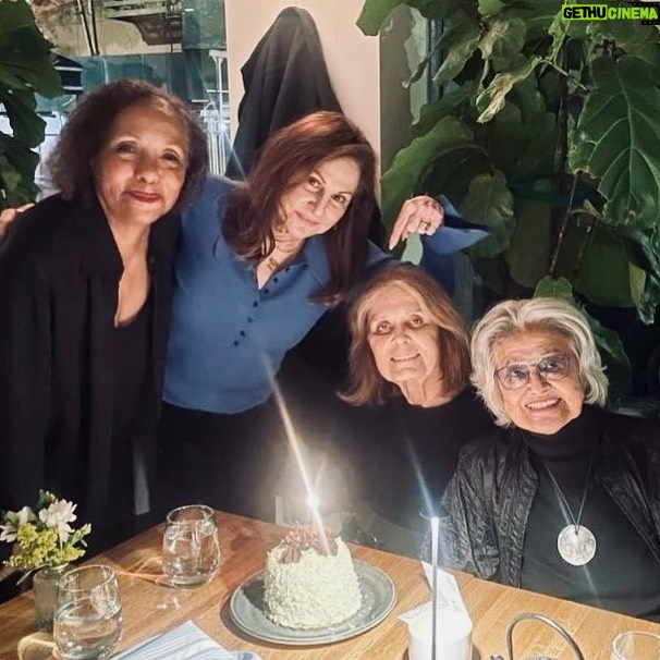 Kathy Najimy Instagram - Celebrating the birth of the best human on the planet @gloriasteinem with the fabulous @irene1112neves & @caroljenkinsmedia