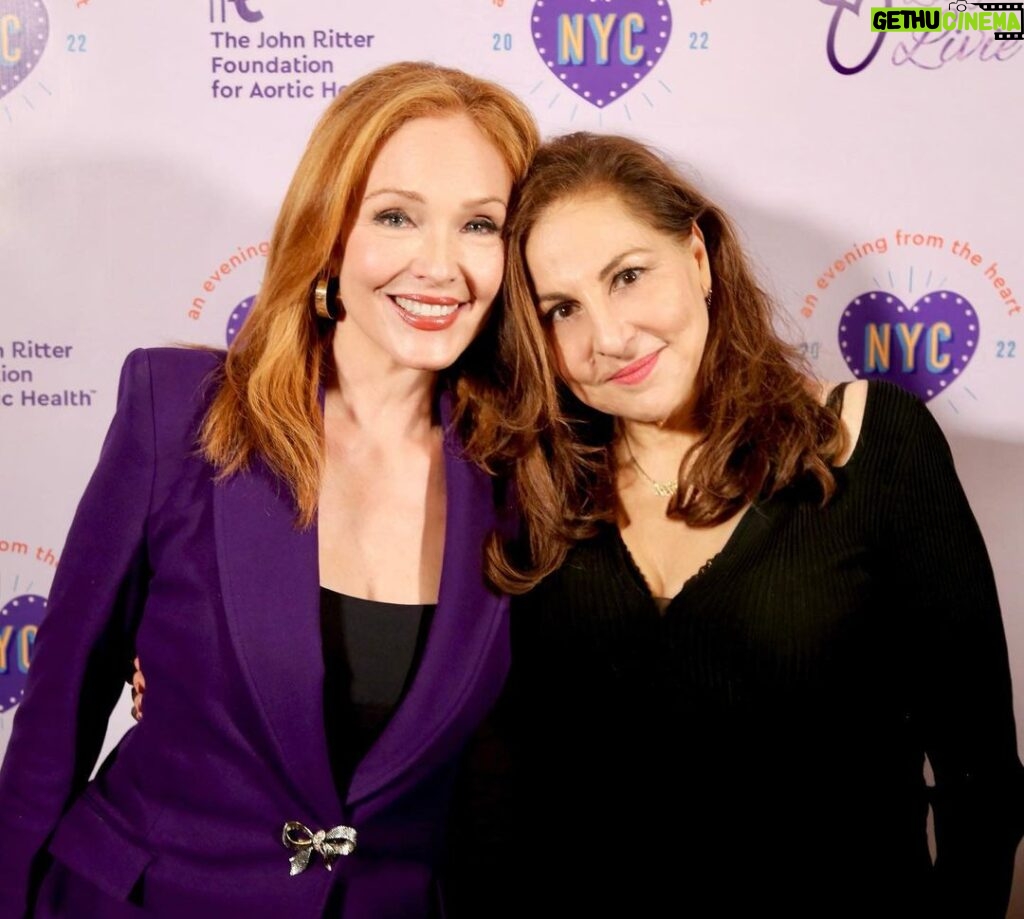 Kathy Najimy Instagram - Hugging @yasbeckamy at her dynamically important moving lifesaving fundraiser for the John Ritter Foundation, @johnritterfoundation If you’ve got a spare couple min. Or bucks.. pls Check it out