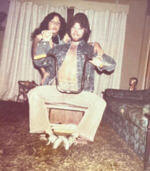 Kathy Najimy Instagram - Me and my bff (for 50 years) @steviegunder during our hell’s angel days