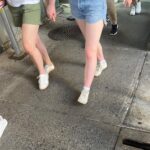 Kathy Najimy Instagram - Another installment of the white sneaker series. I love Manhattan but, perplexed and amazed how these folks keep their sneakers so white and clean on these streets… (with cameos by Petie)