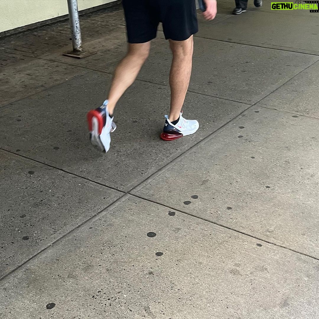 Kathy Najimy Instagram - Another installment of the white sneaker series. I love Manhattan but, perplexed and amazed how these folks keep their sneakers so white and clean on these streets… (with cameos by Petie)