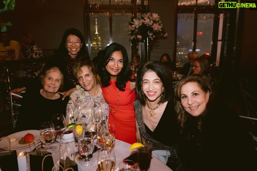 Kathy Najimy Instagram - One of the most fantastic, over the top, culture blending, and fun weddings of the century with @gloriasteinem @yasmeenhassan363 #PaulaGiddings #GayatriDevi Congratulations to Ginny & Arthur!