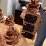 Katie Leclerc Instagram - Happy birthday Tom! #keto #chocolate #cake #birthdaycake #asmr #sugarfree #baking #katiebakes #katieleclerc #switchedatbirth #yumm