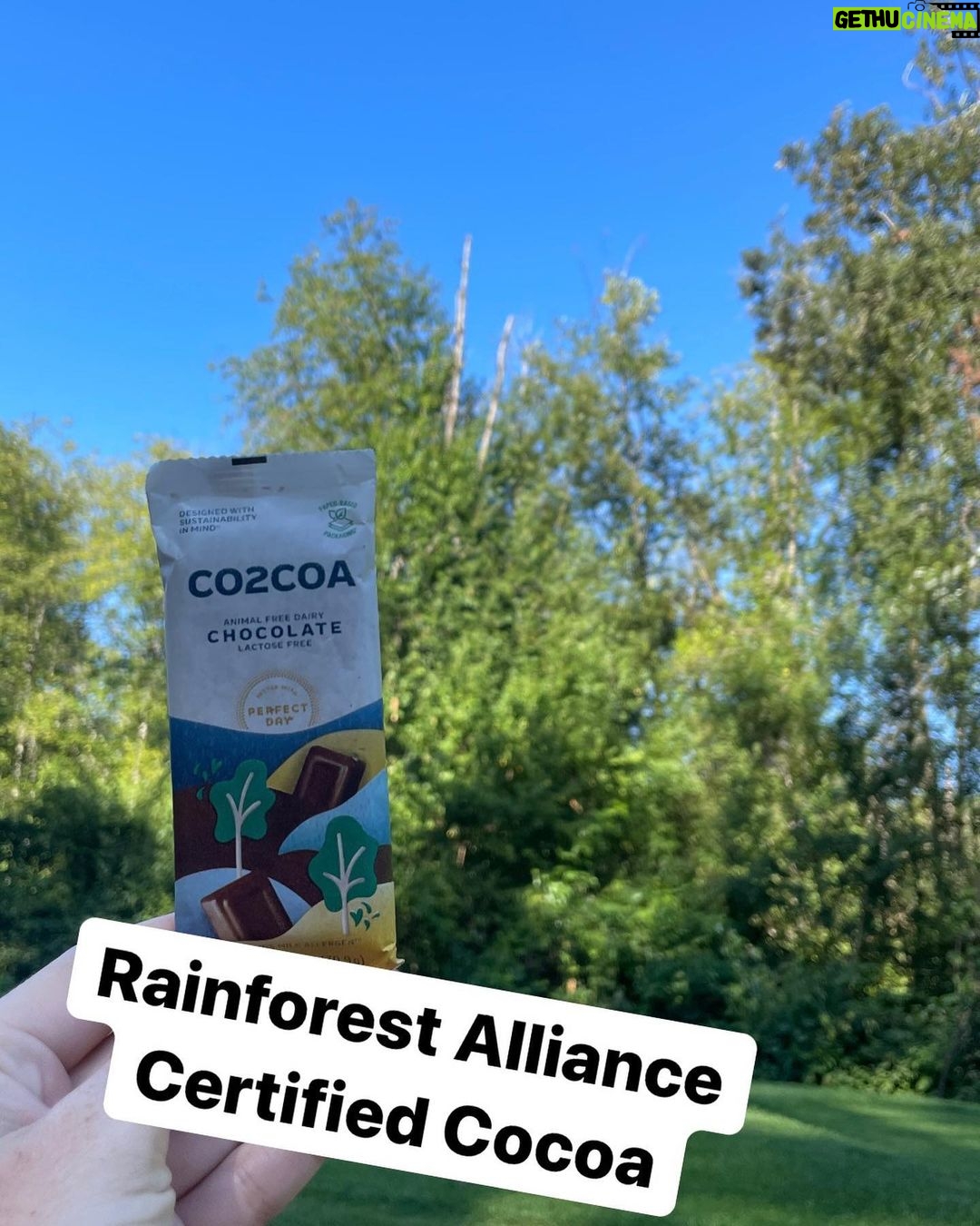 Katie Leclerc Instagram - #Ad CO2COA is an earth conscious and DELICIOUS chocolate! If you love the planet and you love chocolate, you need to shop the link in my bio! It’s animal free, lactose free, AND has a silky smooth texture. No joke, I am obsessed. #linkinbio @Marswrigley #CO2COA