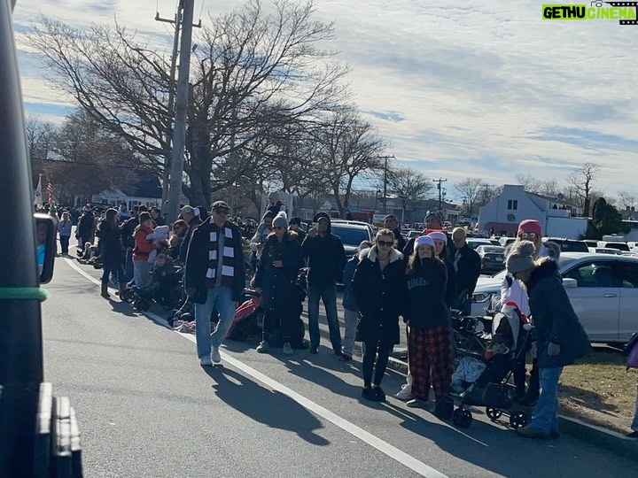 Katie Leclerc Instagram - The Falmouth Christmas parade was SO GREAT!! Nothing has ever made me feel more out of shape than being exhausted from just waving for an hour! 😂 #CapeCodChristmas Falmouth, Massachusetts