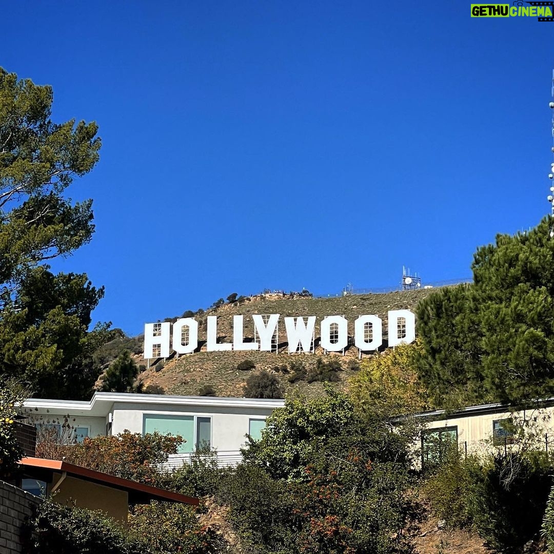 Katie Leclerc Instagram - ✨🎬🎭🥂😝 Hollywood Sign