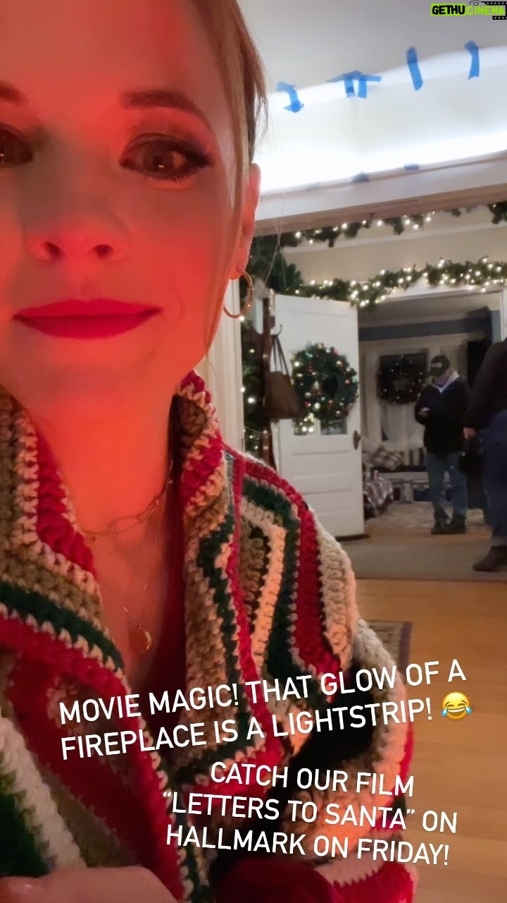 Katie Leclerc Instagram - Officially kick off the holiday season with our film “Letters To Santa” this Friday on @hallmark #youknowyouwanna #itssogood Winter-Wonderland