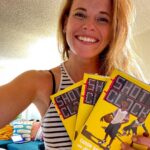 Katie Leclerc Instagram - When your friend writes their 2nd novel. #ShotClock available everywhere now! @caronbutler 🙌🏼🙌🏼