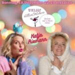 Katja Riemann Instagram - Uhligs stilles Örtchen – mit @katjariemann 😍 Endlich mal in Ruhe reden! Am Sonntag, den 18. Dezember um 22.15 Uhr kommt sie zu mir...auf‘s stille Örtchen! Ich freue mich schon! 🤗 Foto Katja📸 ©: Sabine Wiedenhofer Foto Elena 📸 ©: @mirjam_knickriem #uhligsstillesörtchen #elenauhlig #katjariemann #endlichmalinruhereden
