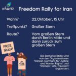 Katja Riemann Instagram - Am Samstag in Berlin! Kommt! Es ist eine Revolution, ungeahnten Ausmaßes! @hawar.help #freeiran